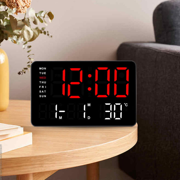 Digitaler Funktionswecker mit großem LED-Display Karnz