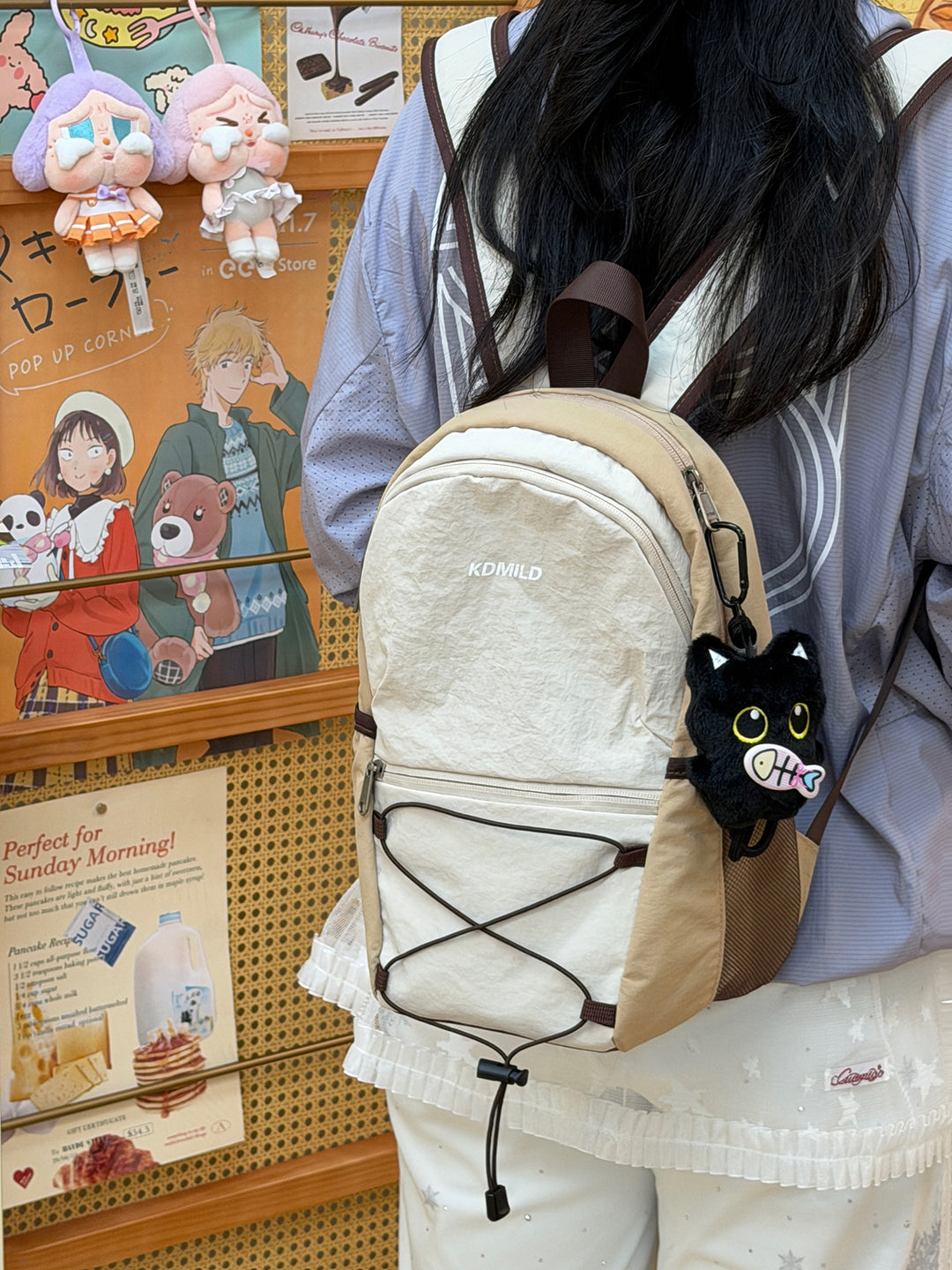 Kompakte Crossbody Rucksack Karnz
