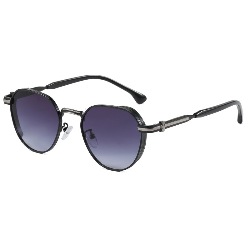 Damen geometrische Sonnenbrille im modernen Design Karnz