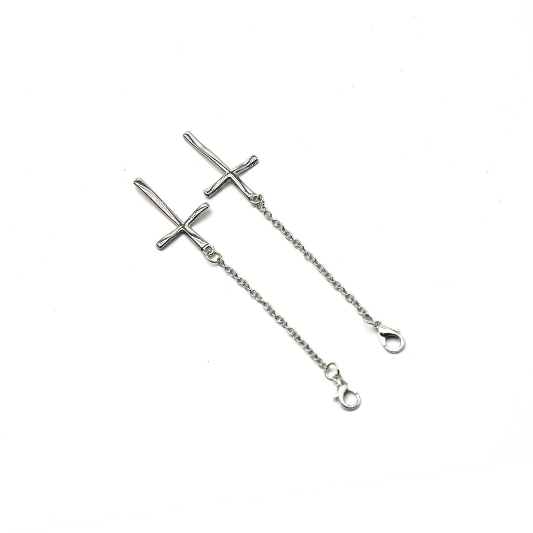 Eleganter Kreuz-Design Ketten-Brillenhalter Karnz