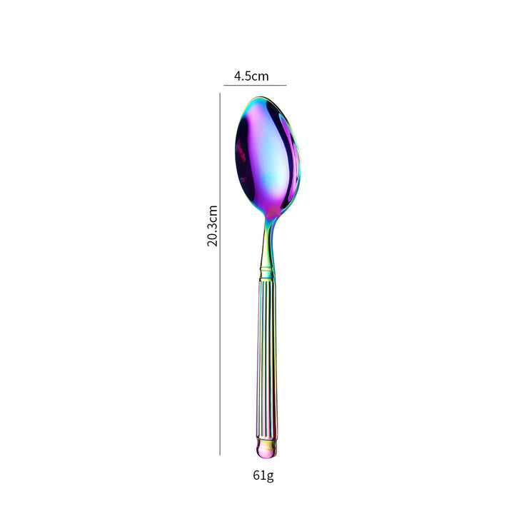 Eleganter Dessertlöffel mit Exklusivem Oberflächendesign Karnz
