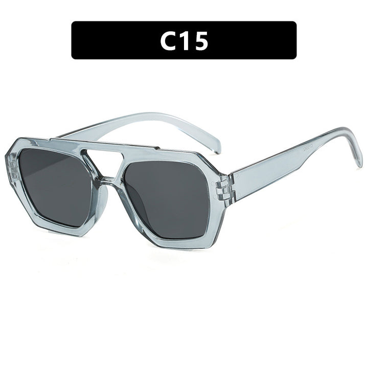 Damen geometrische Sonnenbrille mit luxuriösem Design Karnz