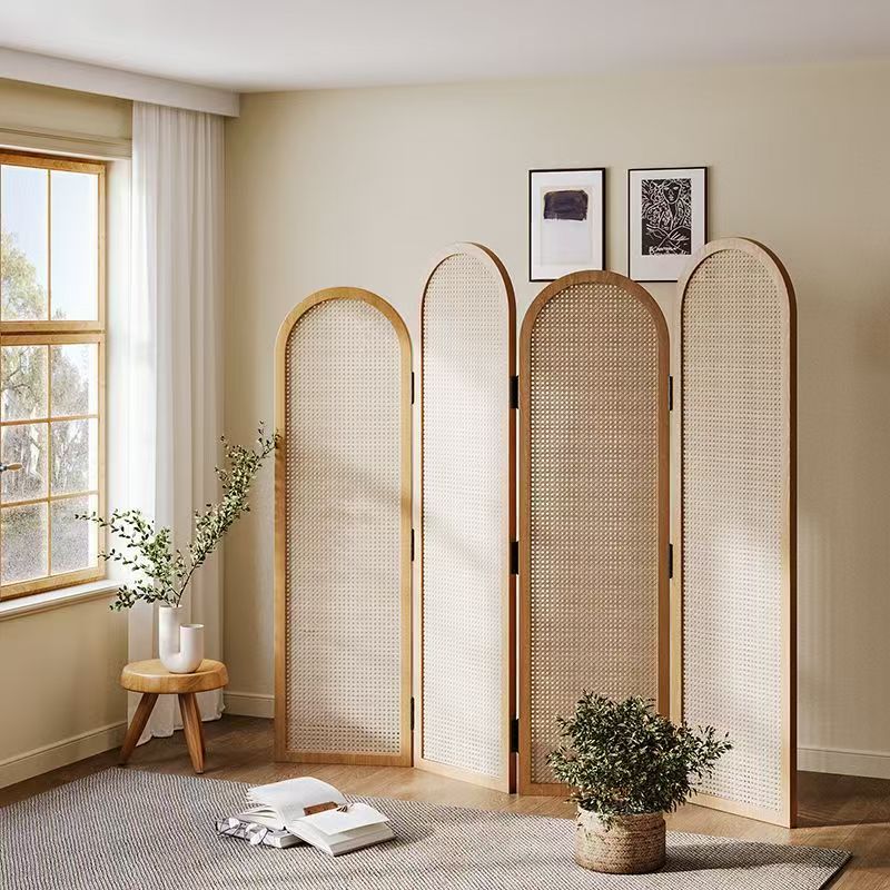 Eleganter Rattan Raumteiler Karnz