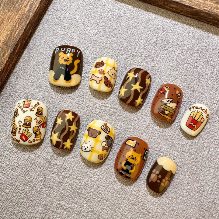 Verspieltes Künstlerisches Nagelkunst Design Set Karnz