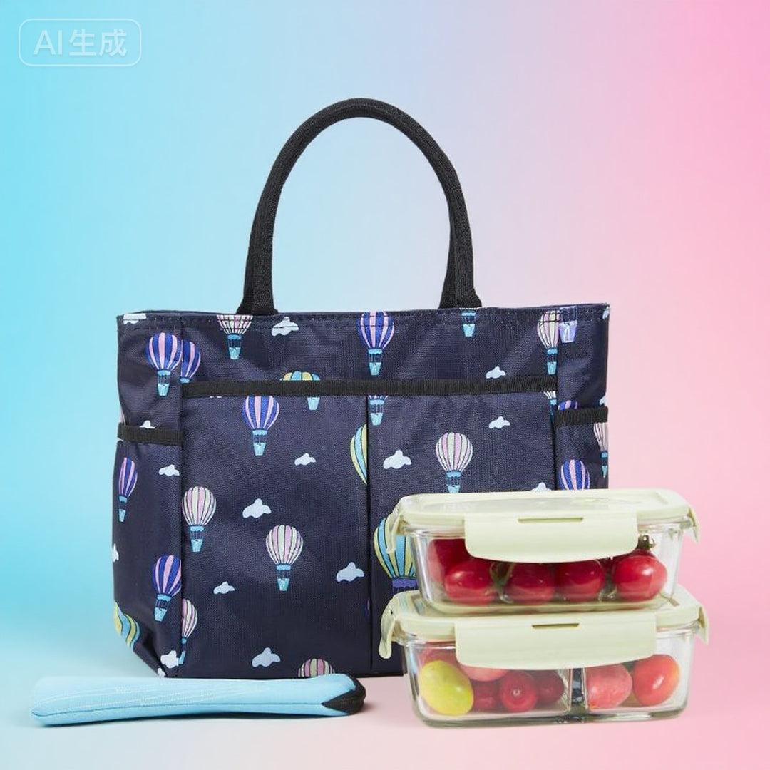 Blumenmuster Mehrfach-Taschen Einkaufsbörse Karnz