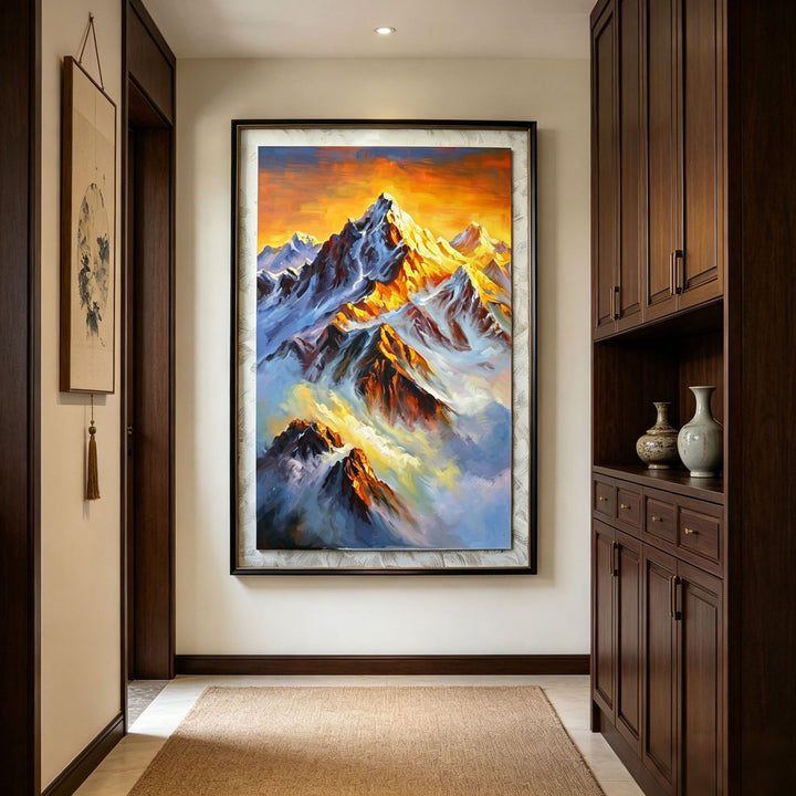 Berglandschaft Leinwandkunst für Wohnräume