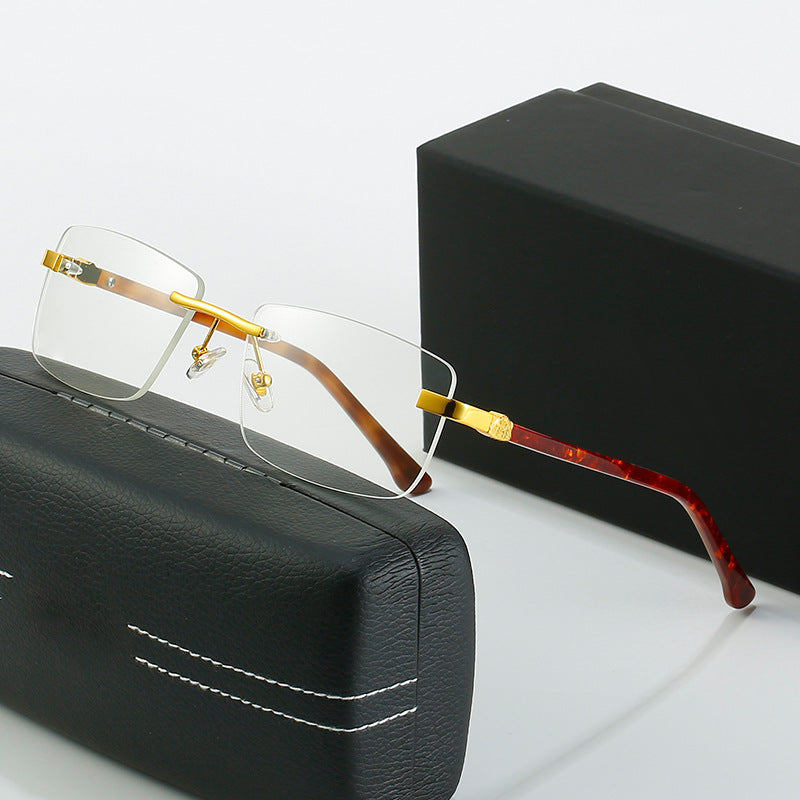 Damen modische rechteckige Korrektionsbrille Karnz