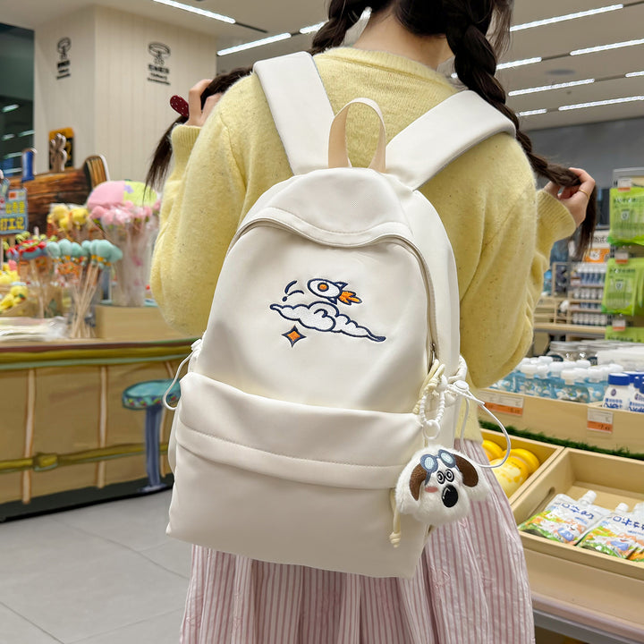 Trendige bestickte Rucksack Karnz