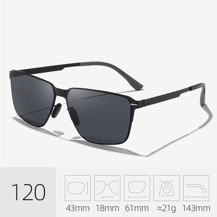 Klassische Übergroße Quadratische Sonnenbrille Karnz