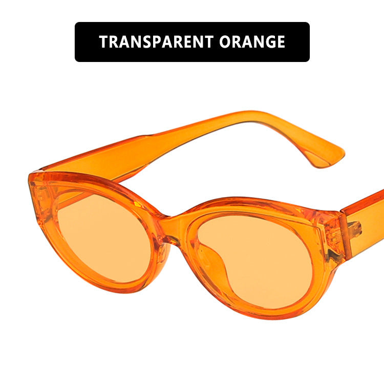 Damen Cat-Eye Sonnenbrille mit stilvollem Leopardenmuster und UV-Schutz Karnz