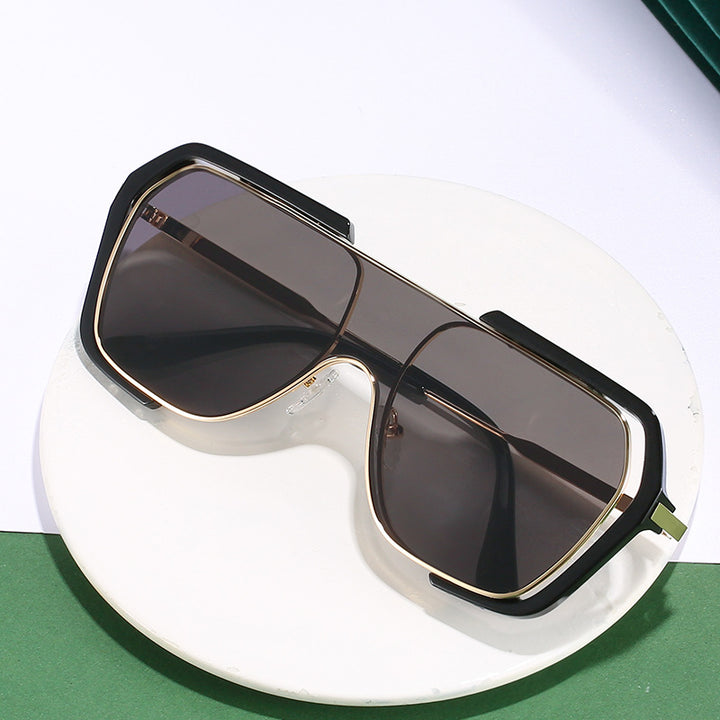 Statement Übergroße Winkelsonnenbrille Karnz