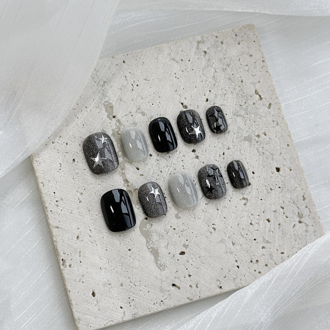 Sternen Ombre Press-On Nagelset