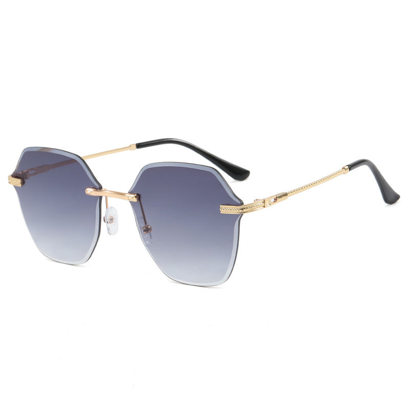 Damen modische Sonnenbrille im luxuriösen Achteckdesign Karnz