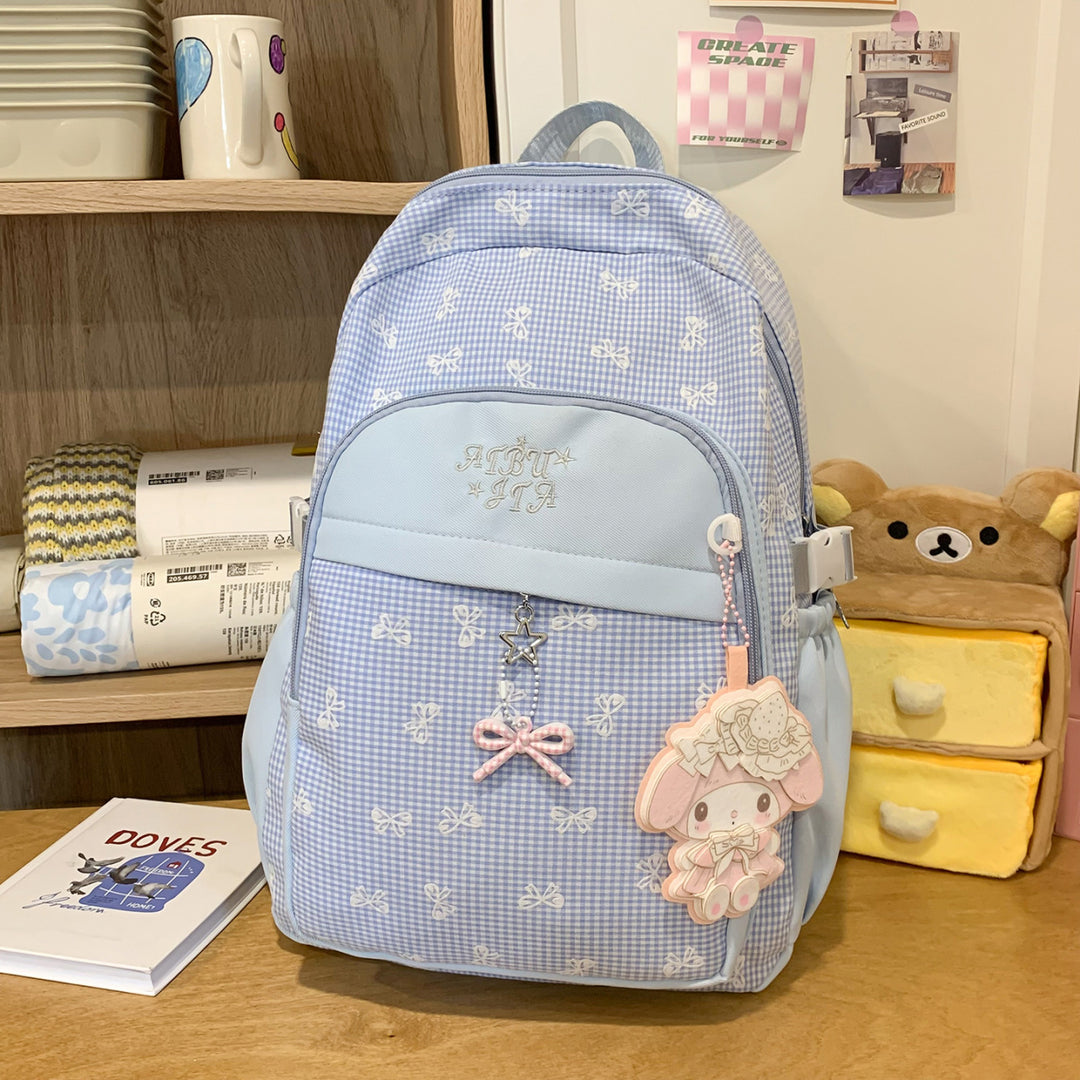 Karo-Muster Rucksack