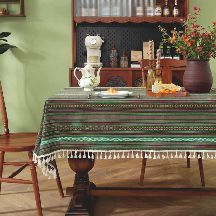 Elegante geometrische Muster Tischdecke