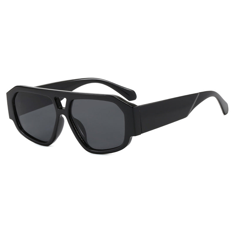 Damen Sonnenbrille mit auffälligem Octagon-Design und UV-Schutz Karnz
