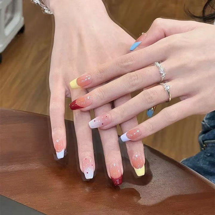 Künstlerisches Press-On Nagelkunst Set