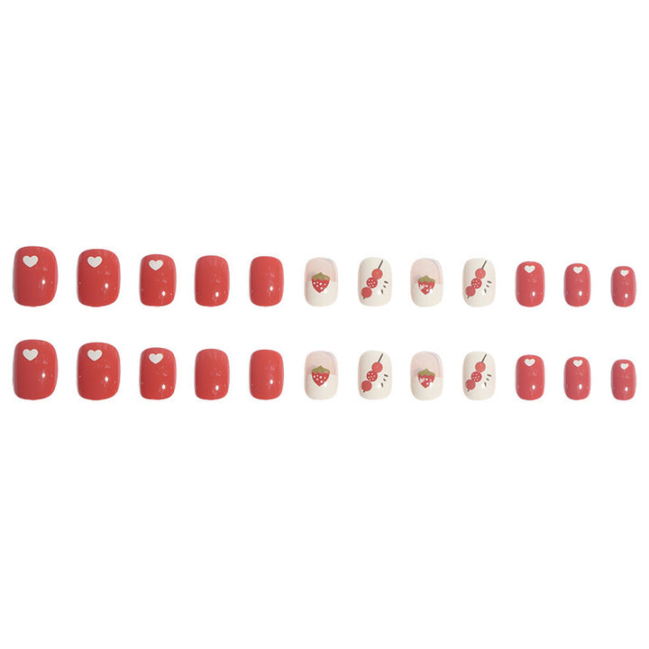 Kreatives fruchtinspiriertes Nageldesign Karnz