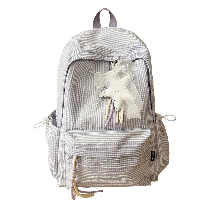 Stylische Gestreifte Rucksack