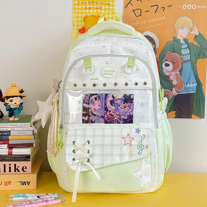 Stylische Grafikdesign-Schulrucksack Karnz