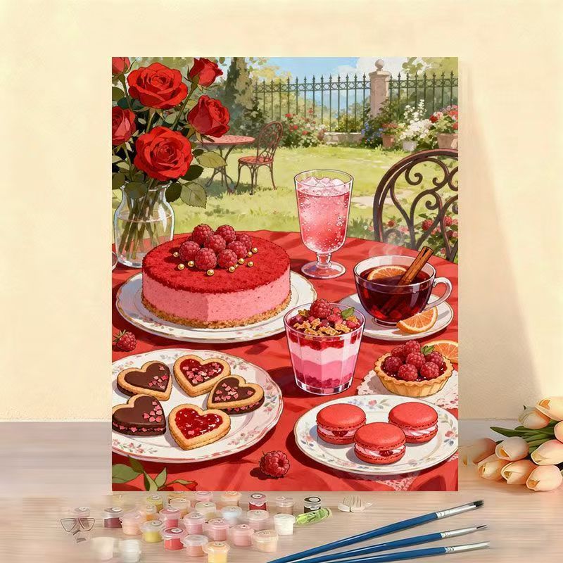 Gourmet Dessert Kunstleinwand Kit Karnz