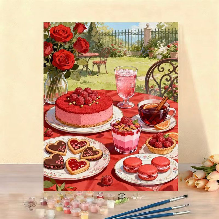 Gourmet Dessert Kunstleinwand Kit Karnz