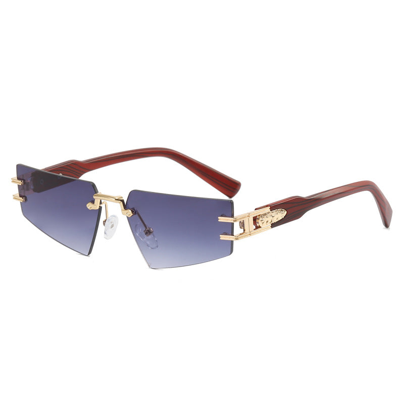 Damen modische Sonnenbrille mit eleganter quadratischer Rahmenkonstruktion und luxuriösen Details Karnz