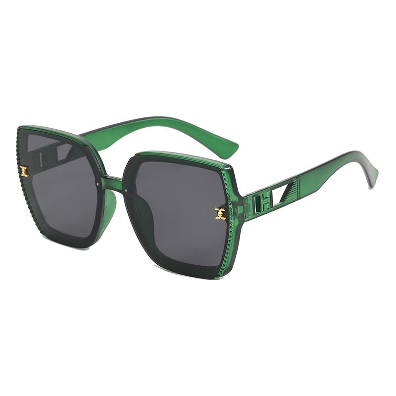 Damen quadratische Sonnenbrille mit hochwertigem Gestell und UV-Schutz Karnz