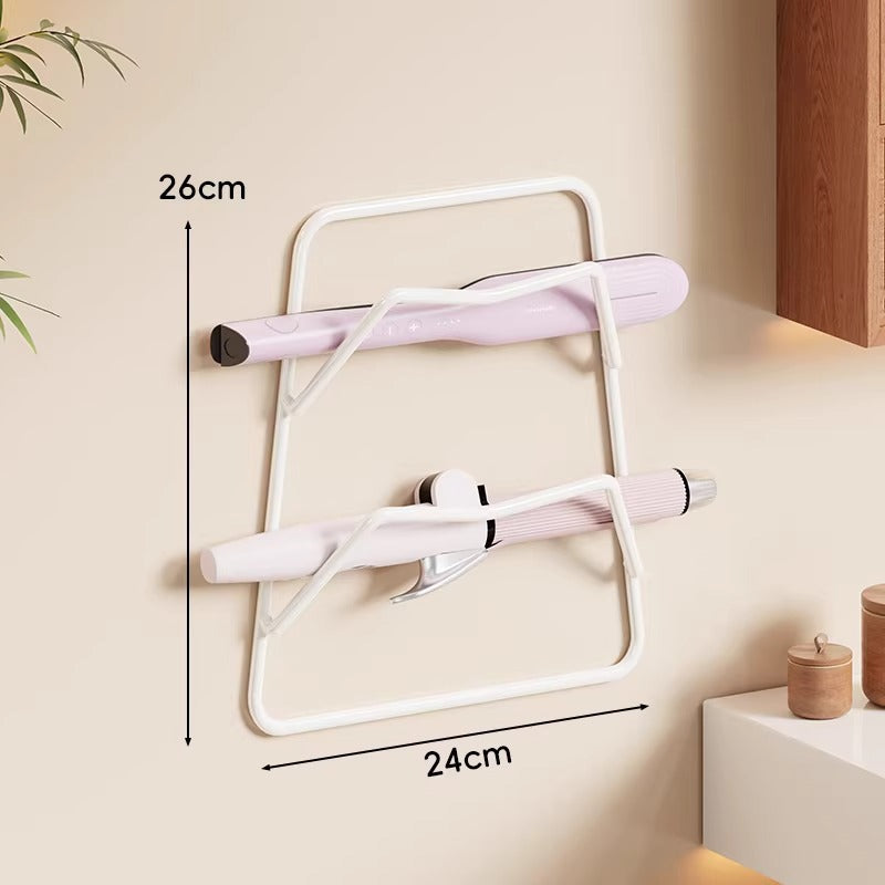 Wandmontierter hitzebeständiger zweistufiger Haartool-Halter Rack