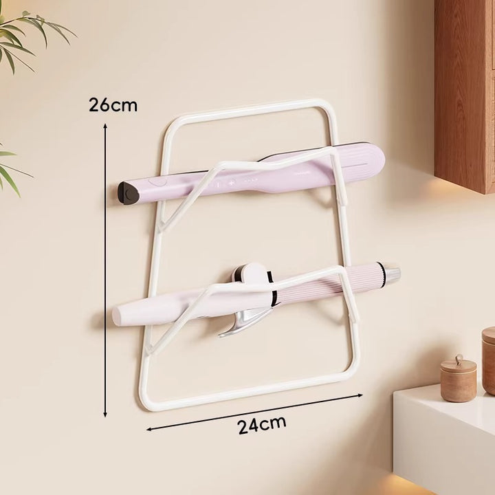 Wandmontierter hitzebeständiger zweistufiger Haartool-Halter Rack