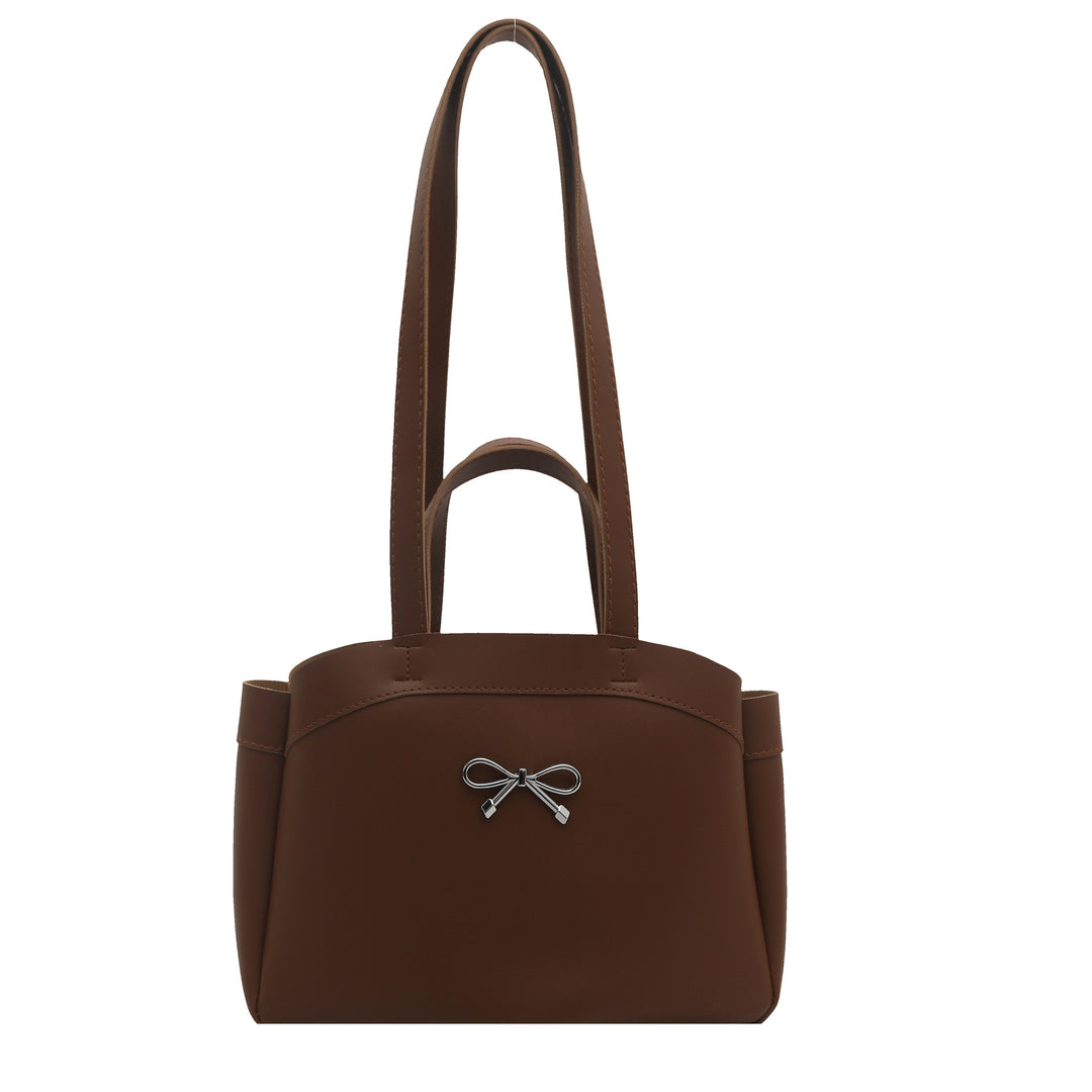 Elegante Bogen-Akzent Handheld Tote Bag Karnz