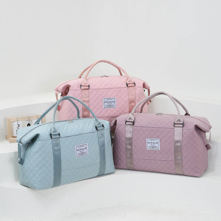 Elegante gesteppte Reisetasche