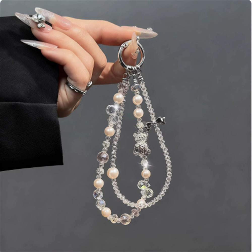 Elegante Perlen Charm Brillenband Karnz