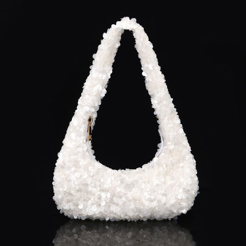 Paillettenverzierte Handtasche