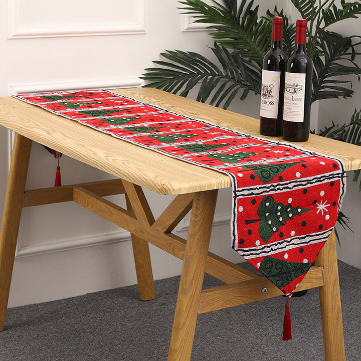 Weihnachts Tischläufer mit Rentier-Motiv Karnz