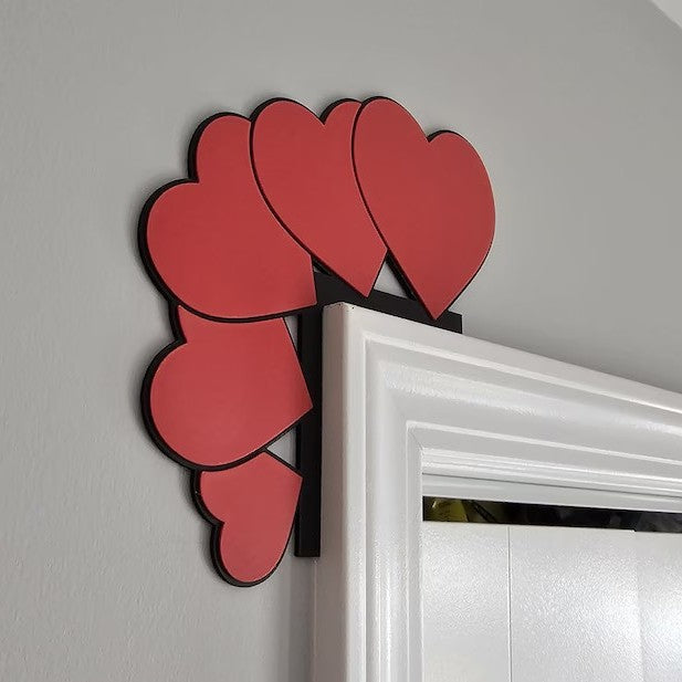 Herzförmige dekorative Wandkunst