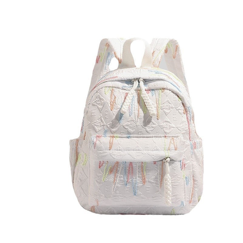 Trendy Texturierter Rucksack Karnz