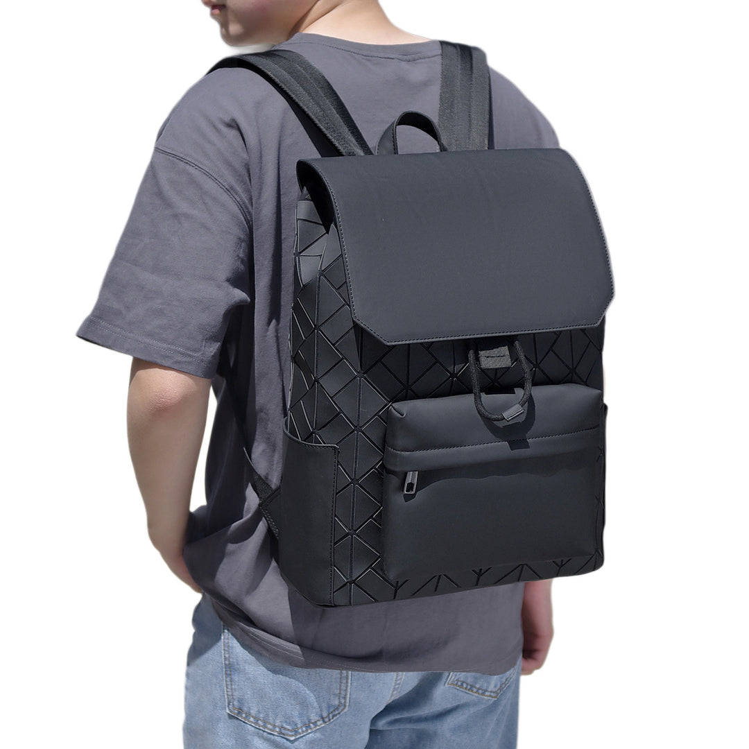 Trendiger geometrischer Druck-Rucksack Karnz
