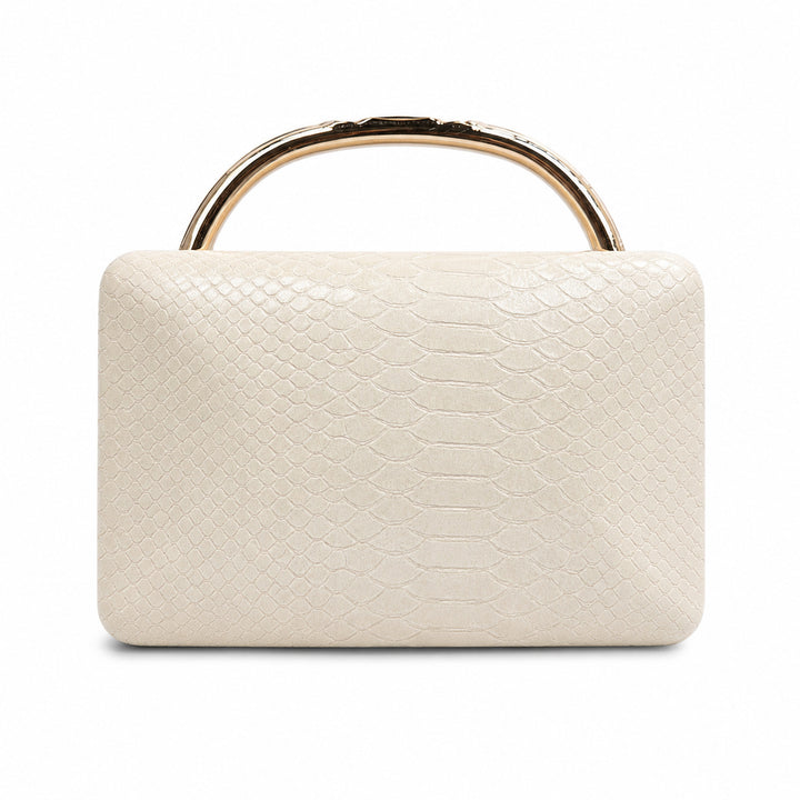 Strukturierte Python-Prägung Handtasche