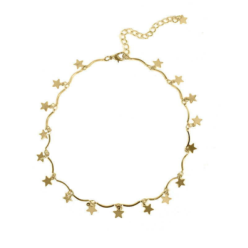Stern Charm Linked Chain Necklace Karnz