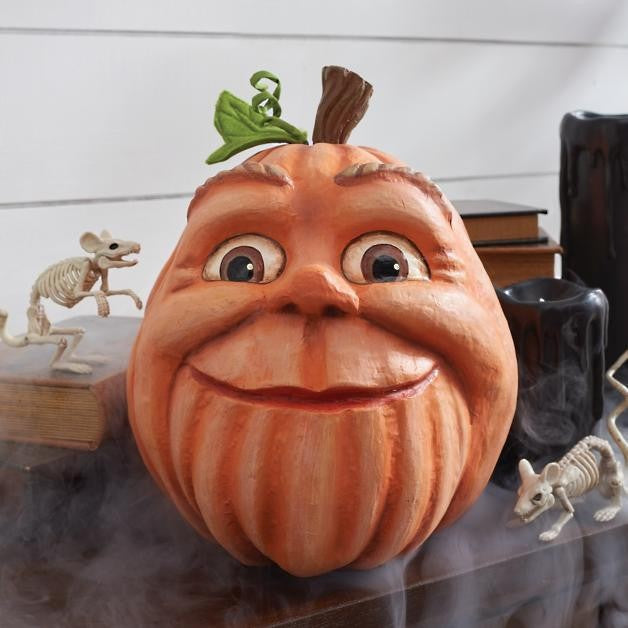 Lustige Halloween Kürbisfigur Karnz