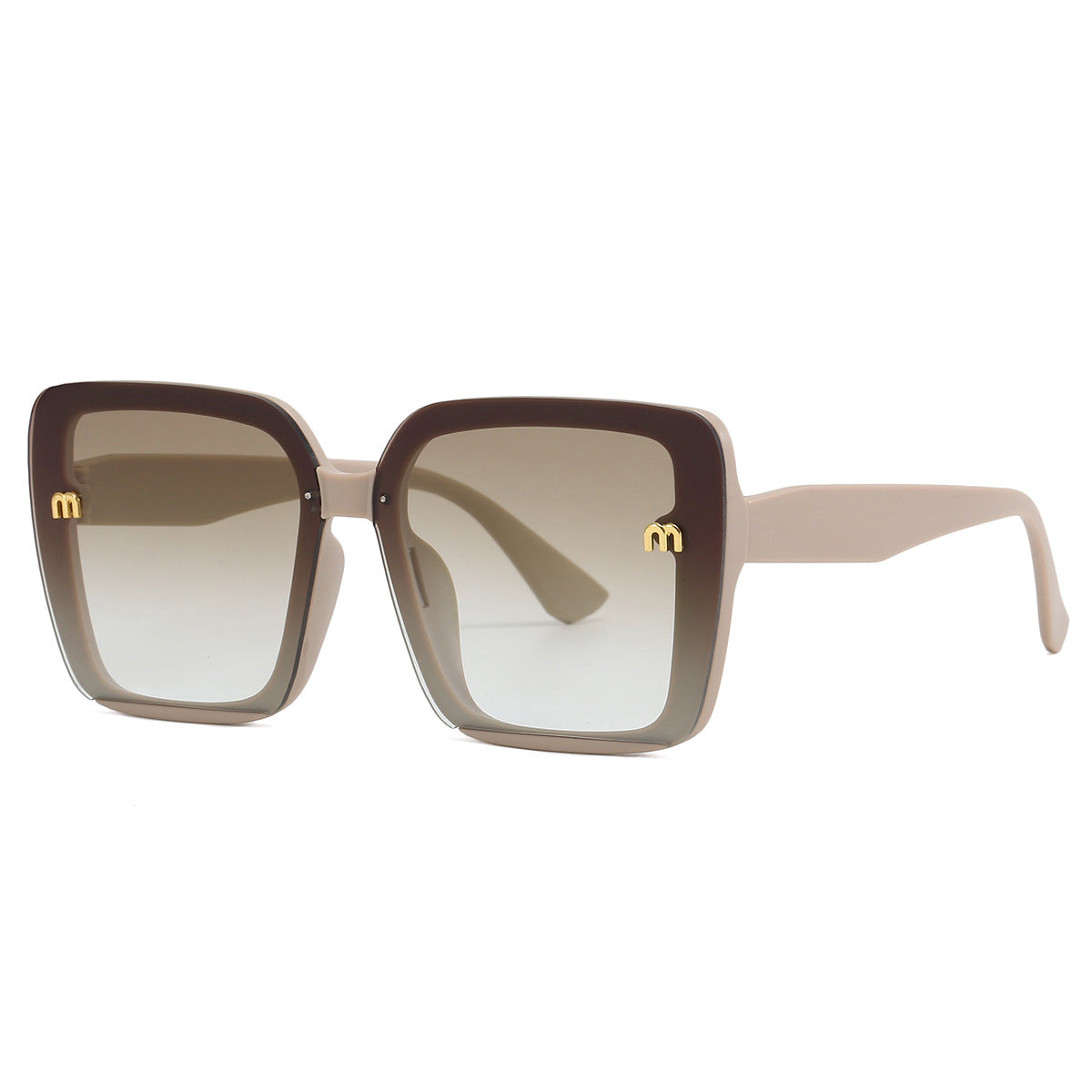 Damen quadratische Sonnenbrille mit elegantem Rahmen Karnz