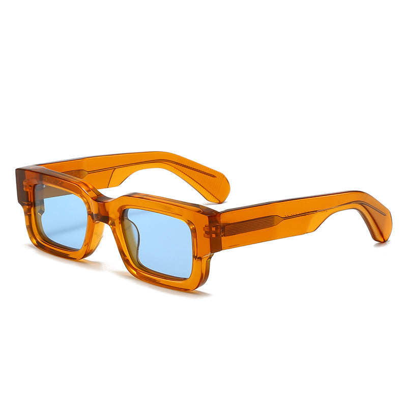 Damen modische Sonnenbrille im stilvollen Blockrahmen-Design Karnz