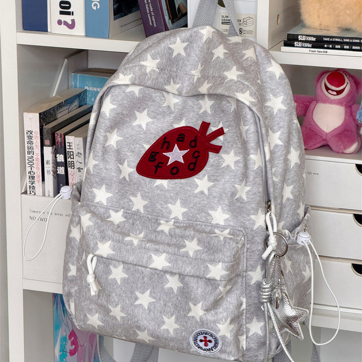 Muster Casual Rucksack mit besticktem Detail Karnz