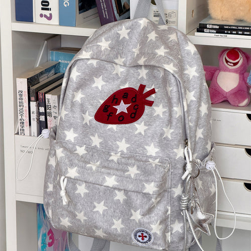 Muster Casual Rucksack mit besticktem Detail Karnz