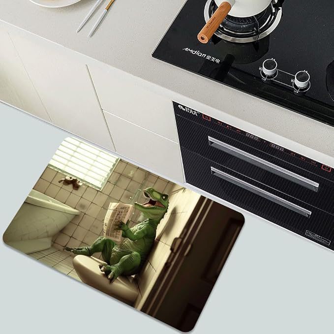Luxuriöse Blättermuster Badematte