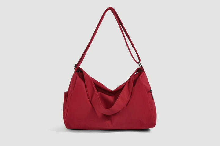 Schlanke Mehrfach-Taschen Schultertasche
