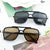 Damen moderne Sonnenbrille mit quadratischem Rahmen Karnz