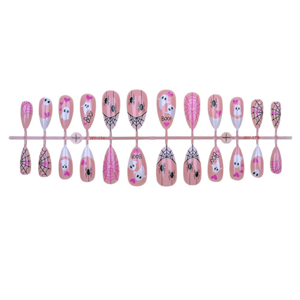 Halloween-Themen Press-On Nagelkunst Set Karnz