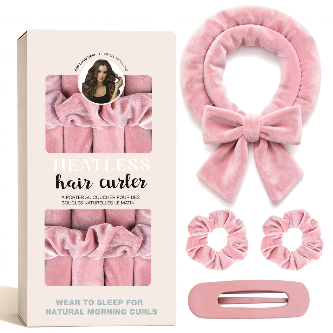 Hitzefreies Satin-Haarlocken-Set